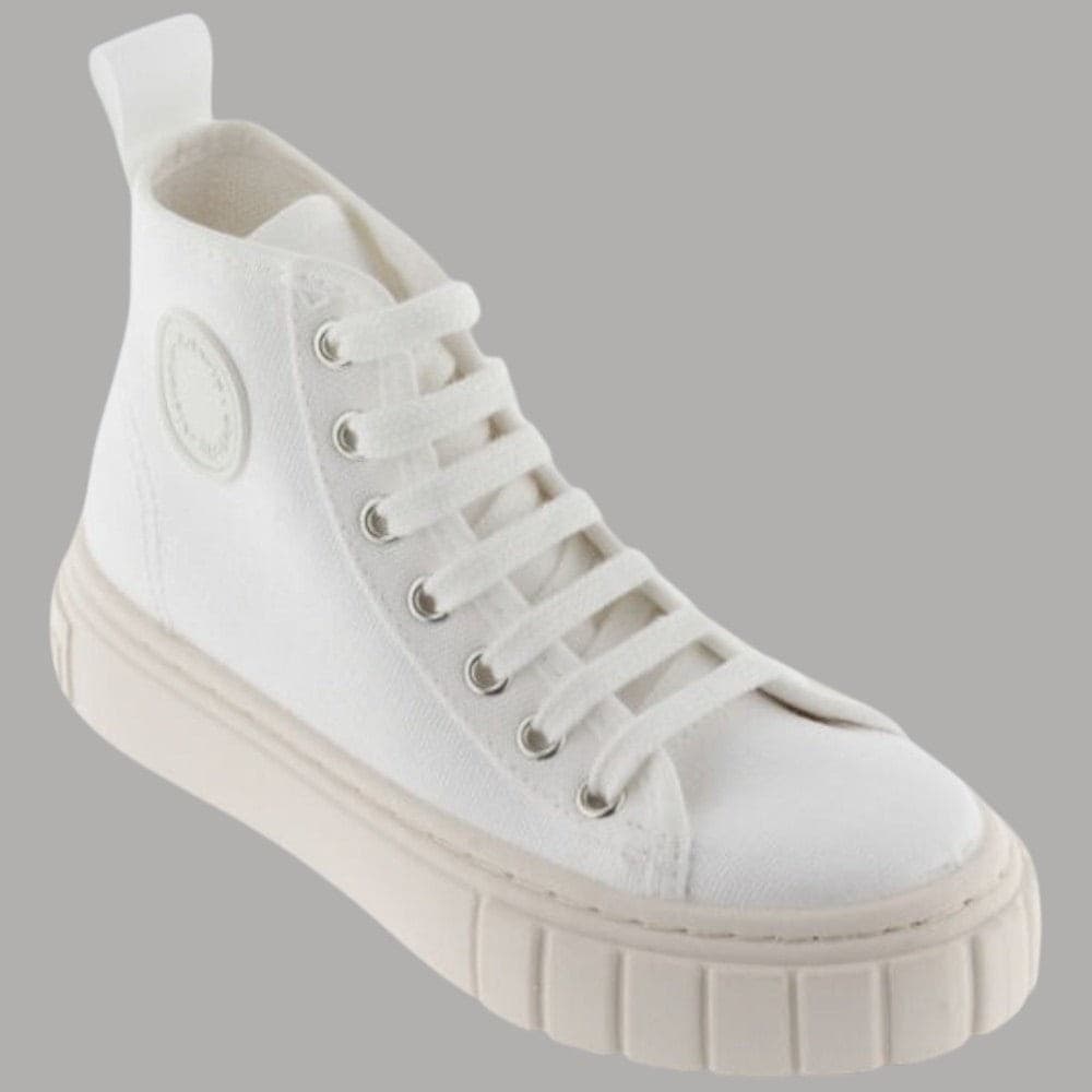 Victoria scarpe alte in tela bianca Abril Sneakers Victoria