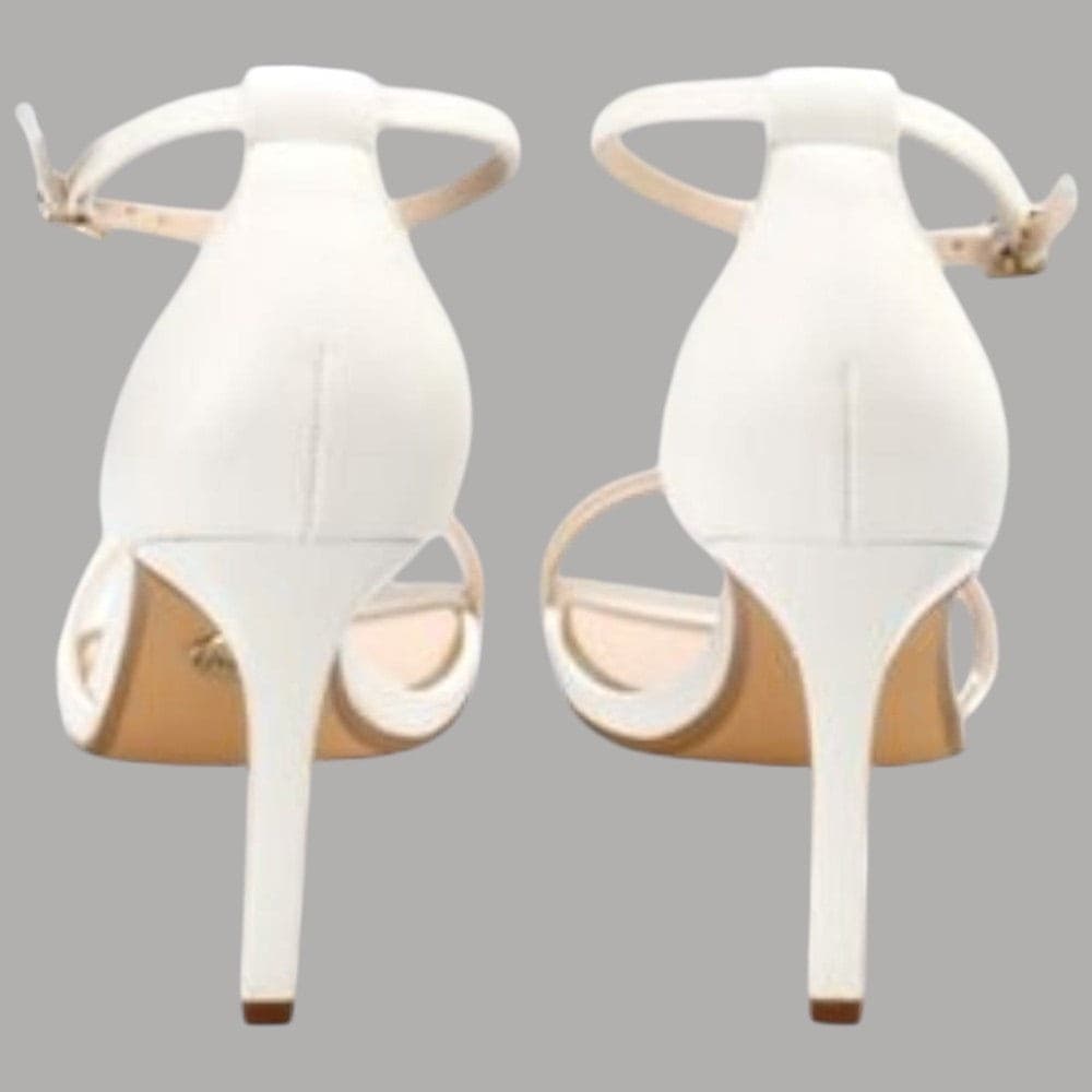 Buffalo sandalo bianco con tacco Blair chic 1291279 Sandali Buffalo