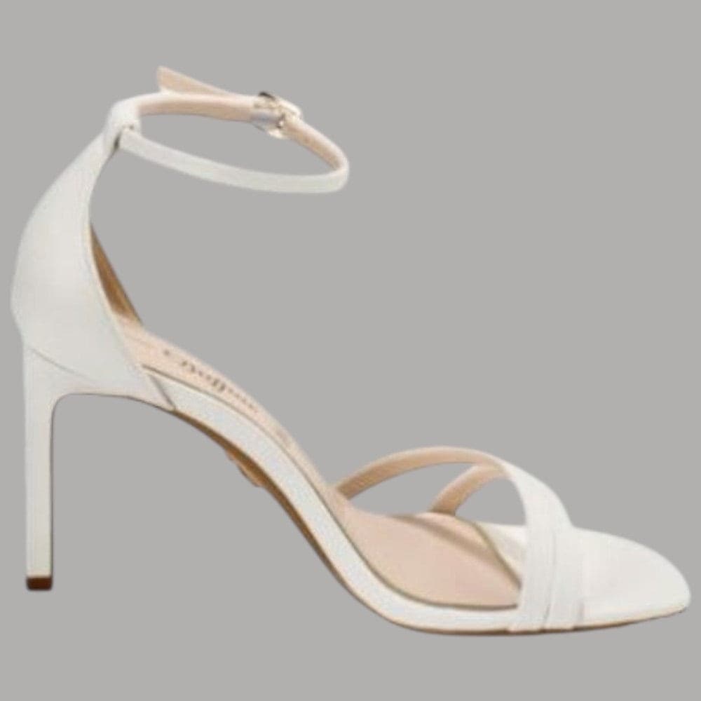 Buffalo sandalo bianco con tacco Blair chic 1291279 Sandali Buffalo