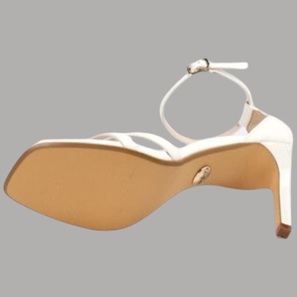 Buffalo sandalo Blair chic tacco 9 cm similpelle vegan suola memory foam - 7