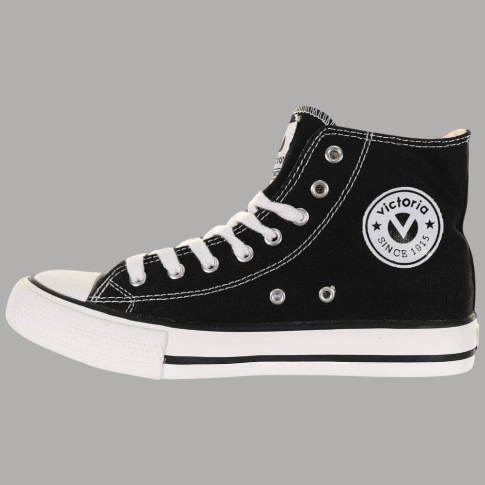 Victoria scarpe alte donna Tribu basket in cotone biologico suola gomma - 4