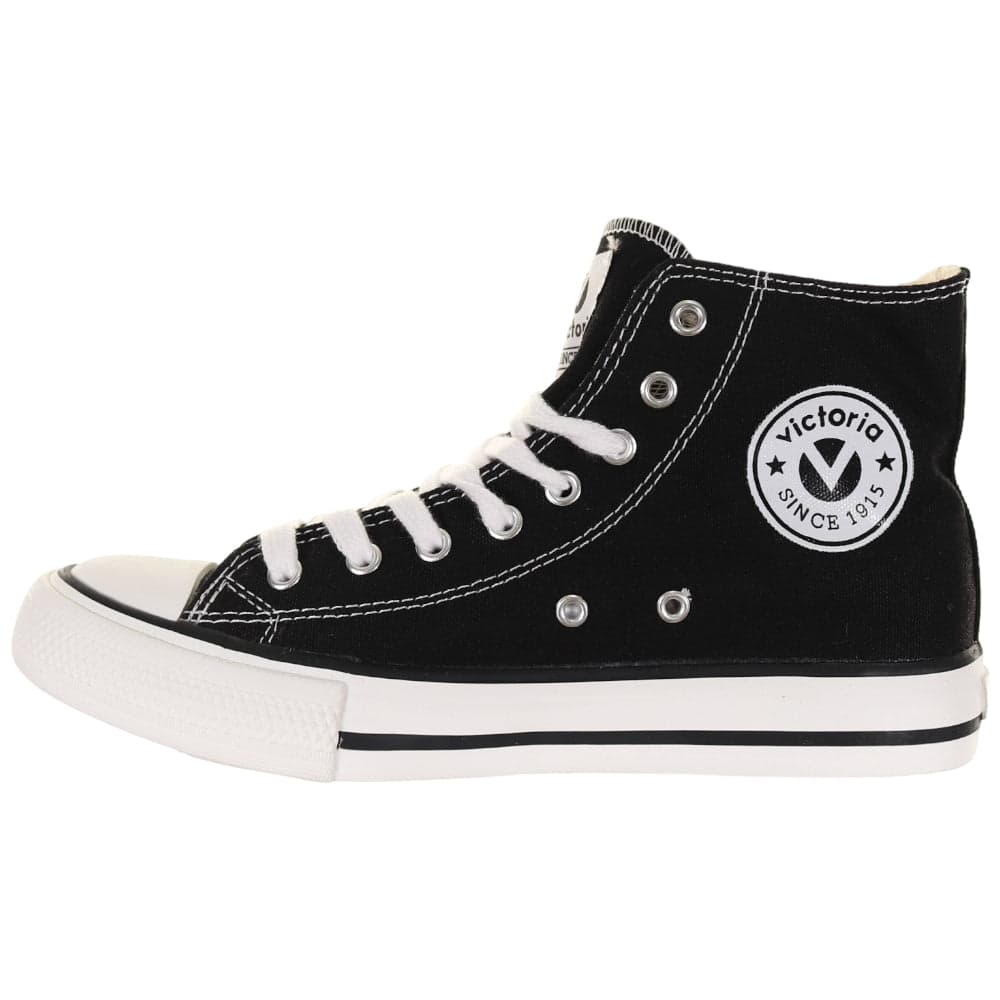Victoria scarpe nere alte donna Tribu