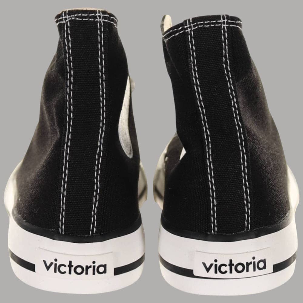 Victoria scarpe alte donna Tribu basket in cotone biologico suola gomma - 3
