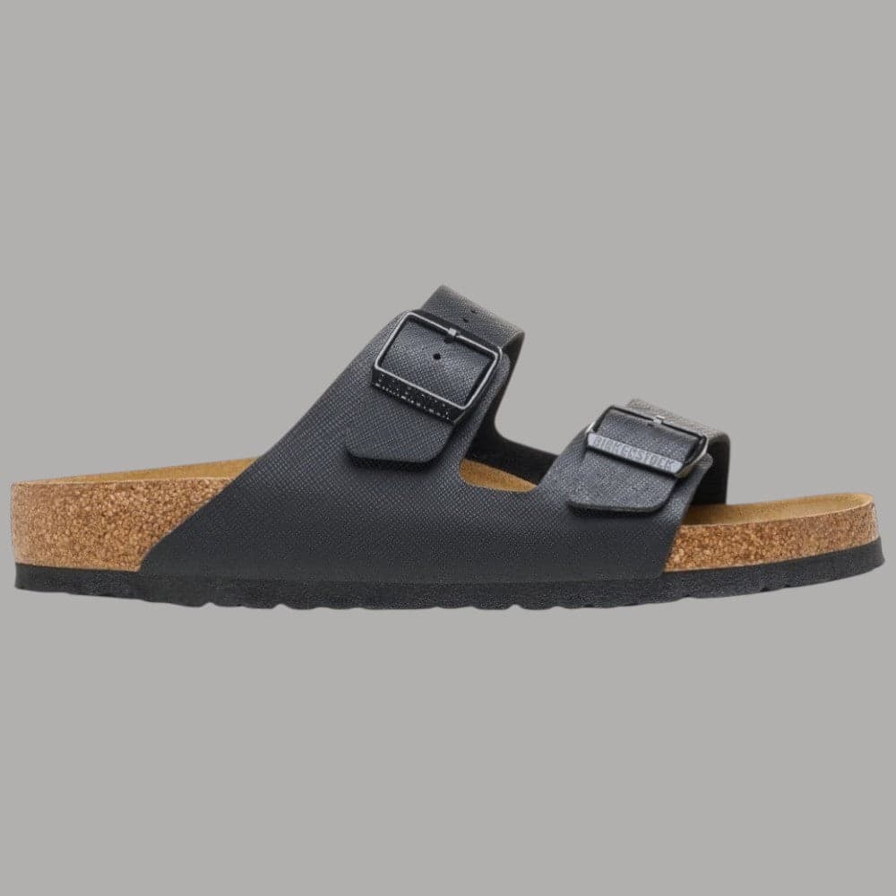 Birkenstock Ciabatte Arizona Donna Nero Saffiano Plantare Anatomico Durable – 39 – pelle