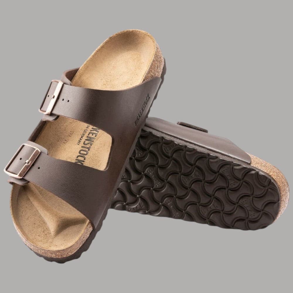 Birkenstock Ciabatte Arizona dark Brown Birko Flor 051703 Ciabatte Birkenstock