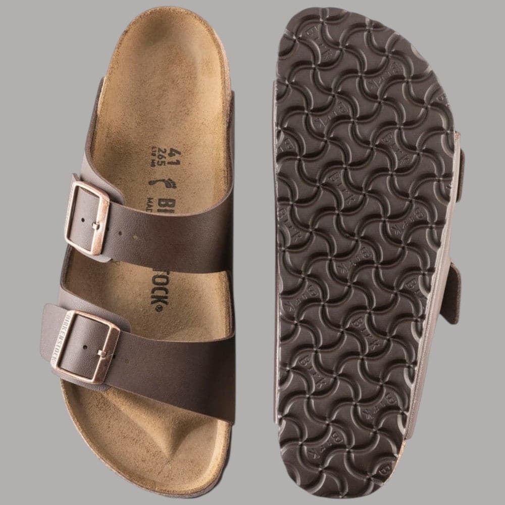 Birkenstock Ciabatte Arizona dark Brown Birko Flor 051703 Ciabatte Birkenstock