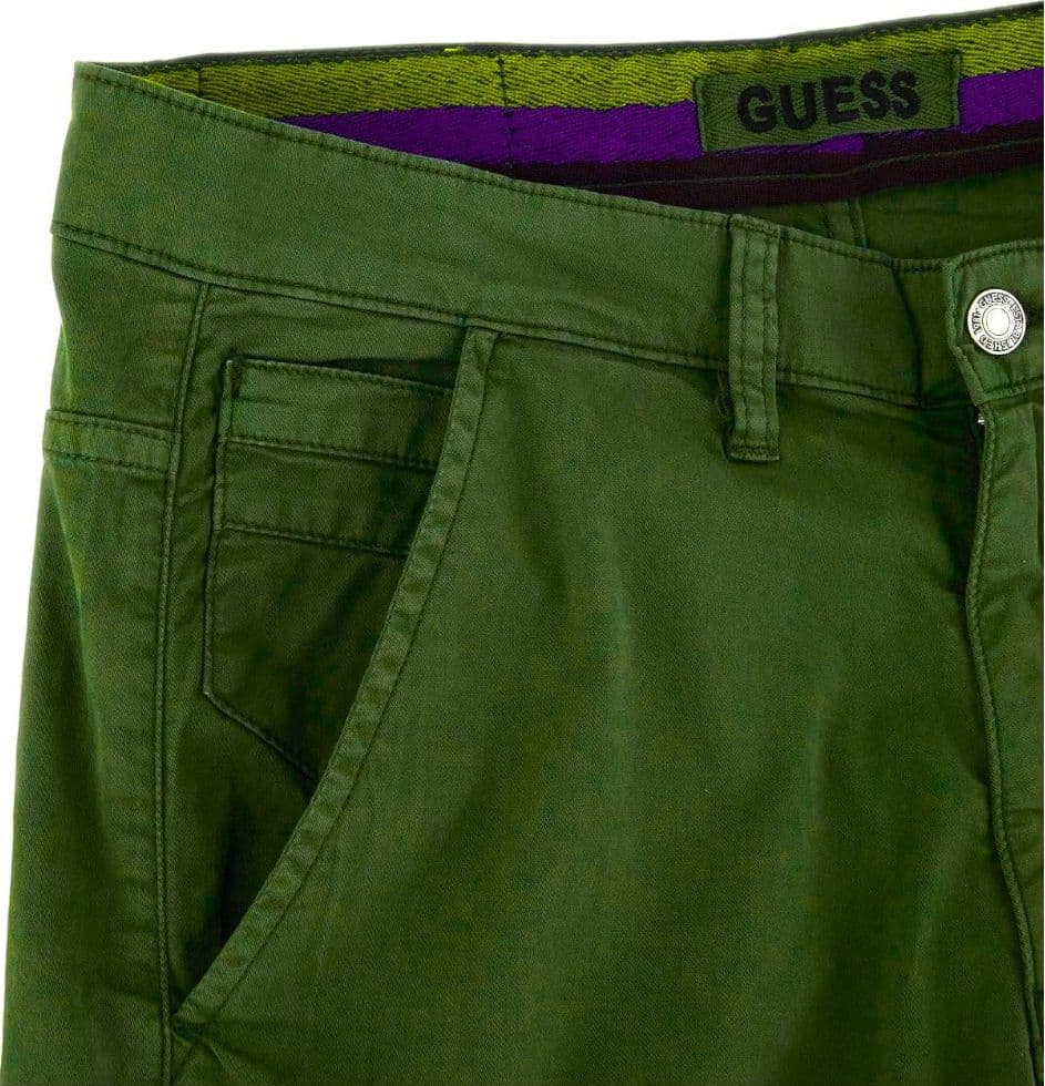 Guess pantalone cargo verde oliva New Kombat M4RB17 WFYSA Pantaloni Guess