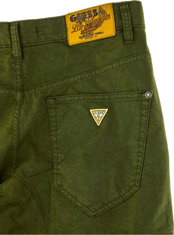 Guess pantalone cargo verde oliva New Kombat M4RB17 WFYSA Pantaloni Guess