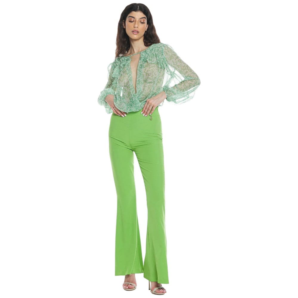 Relish pantalone vita alta verde Tarazed RDP2407009072 – IT42 – pantaloni