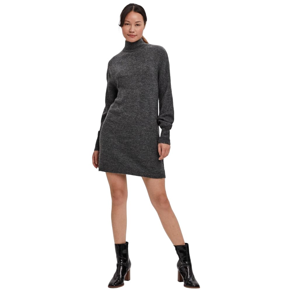 Vero-Moda-vestito-a-maglia-Lefile-grigio