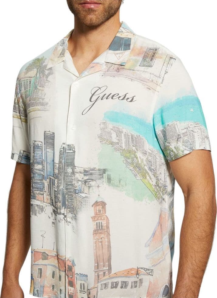 Guess t-shirt camicia manica corta Riviera M4GH57 WD4Z2 T-shirt Guess
