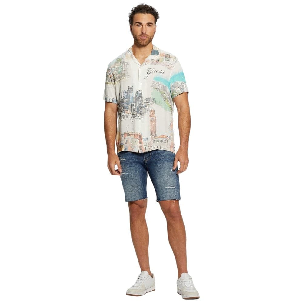 Guess t-shirt camicia manica corta Riviera M4GH57 WD4Z2 T-shirt Guess