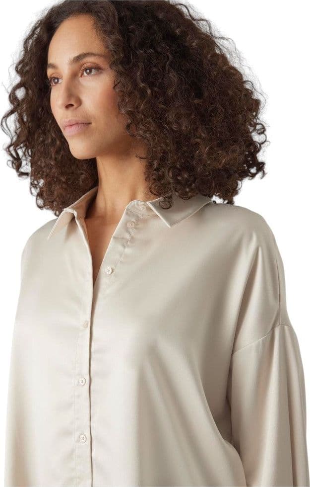 Vero Moda camicia beige over Merle 10294095 Camicie Vero Moda