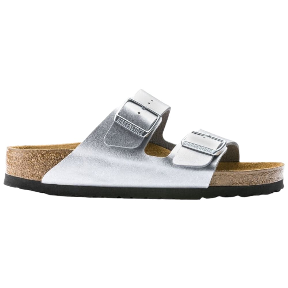 Ciabatte Birkenstock Arizona Argento 1012283 Narrow Fit Donna – 36 – grigio