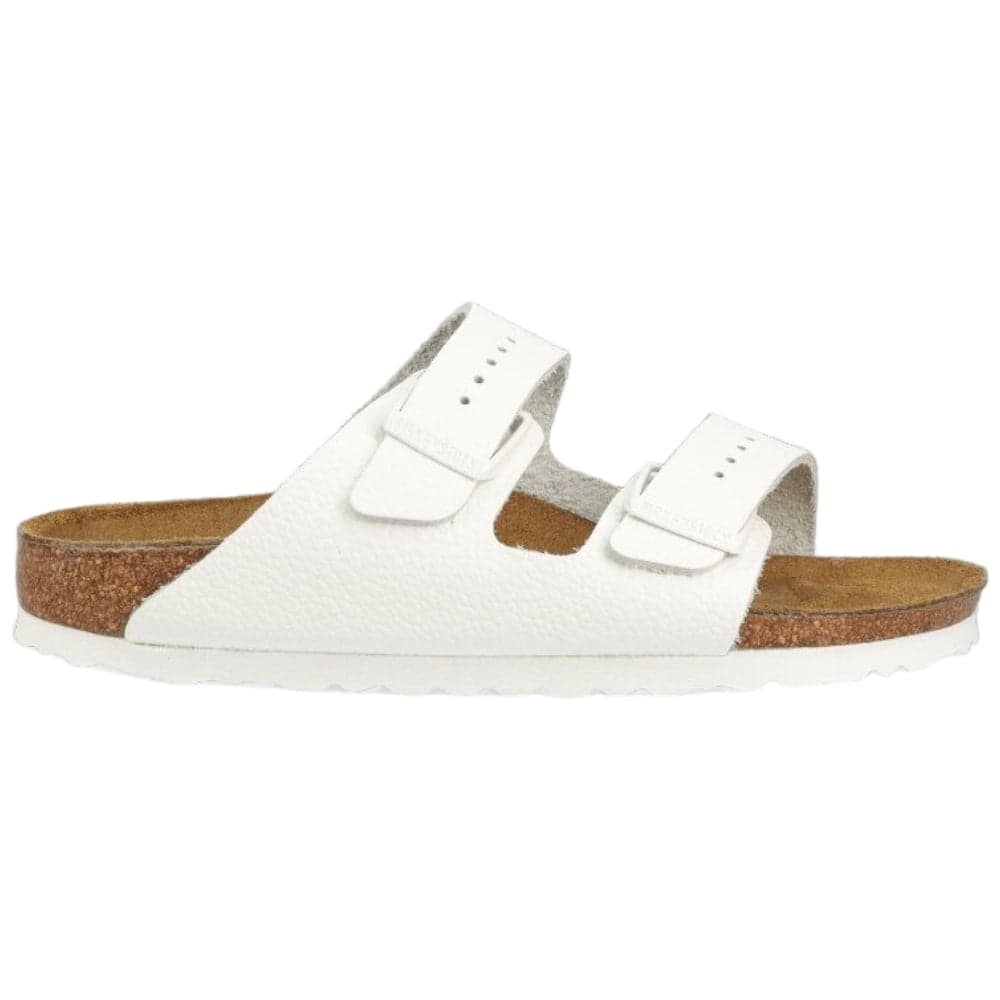 Ciabatte Birkenstock Arizona Pelli Bottalate Bianche Narrow Fit – 36, Bianco – bianco