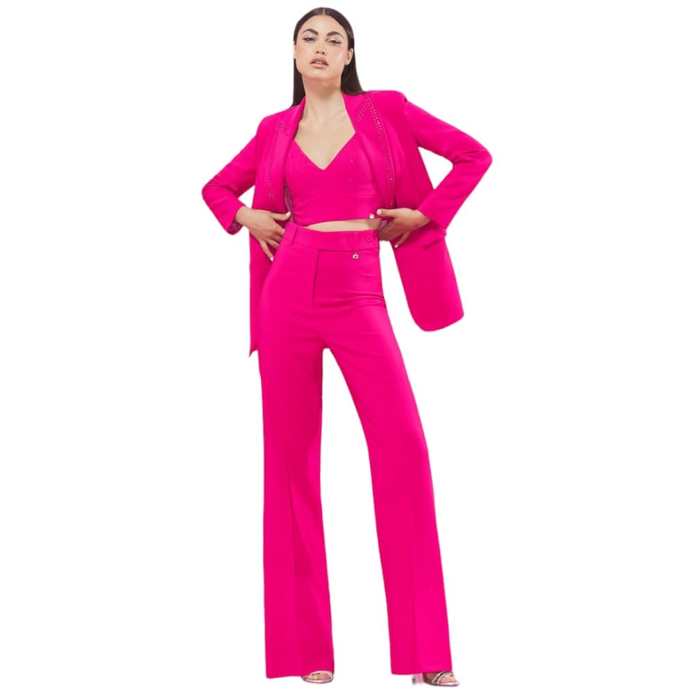 Relish pantalone vita alta CALCEDONIO RCP2407006006 – IT42, Fuxia – rosa