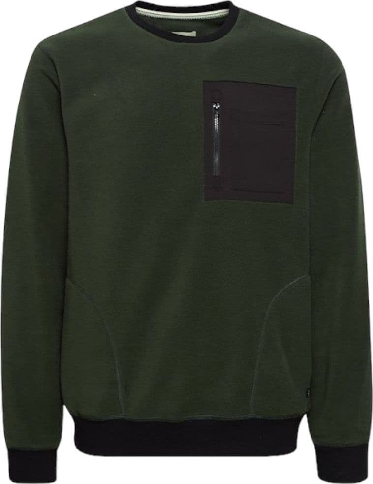 Blend felpa in pile verde 20715833