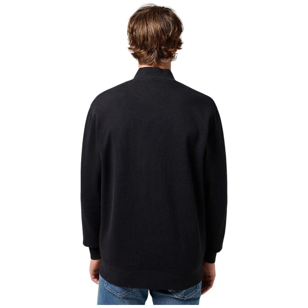 Wrangler felpa nera full zip 112350548 Felpe Wrangler
