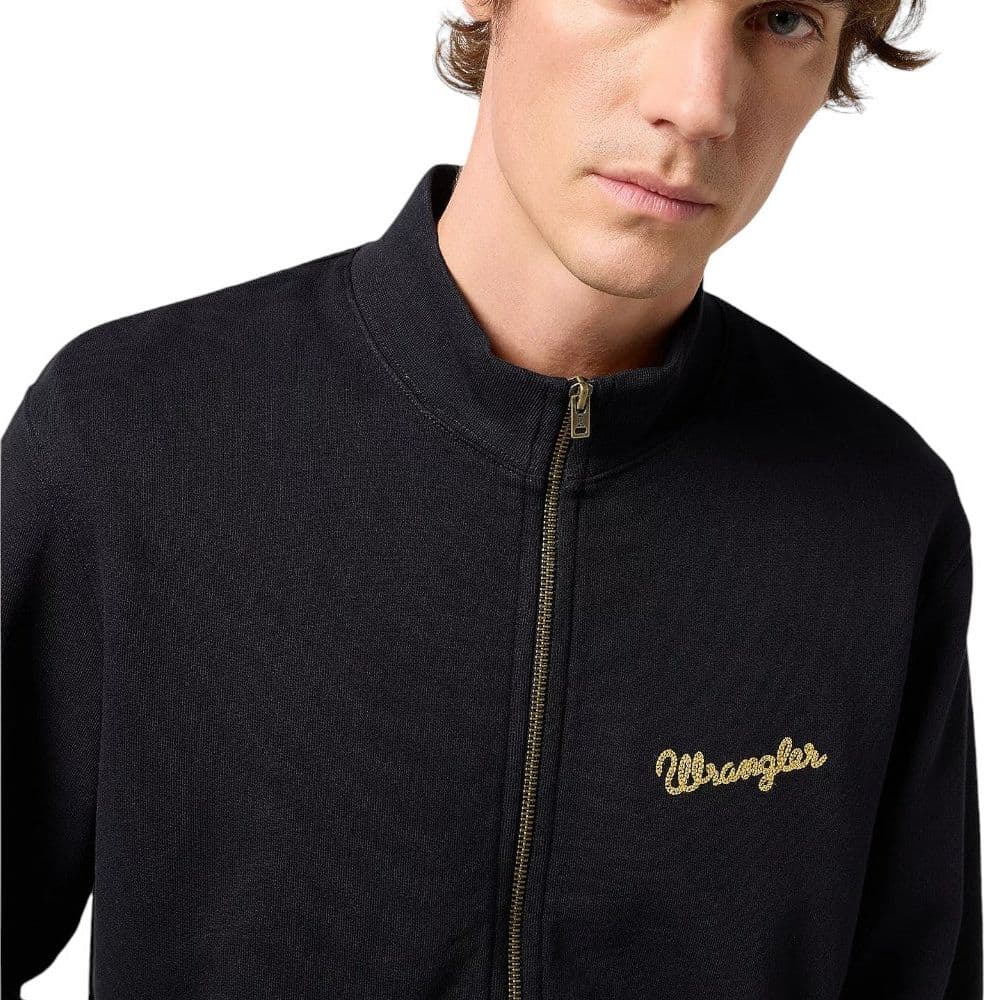Wrangler felpa nera full zip 112350548 - 4