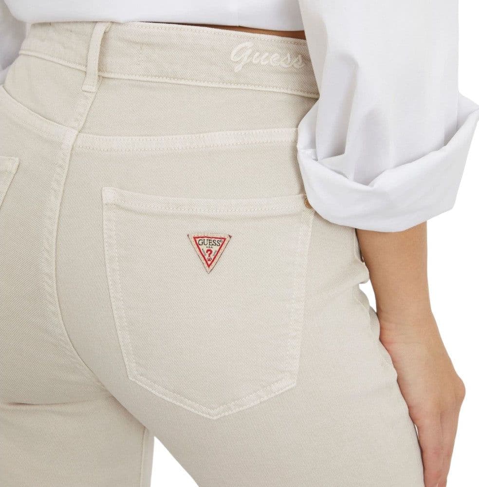 Guess pantaloni crema Sexy Flare W4RB38 WFY1A Pantaloni Guess