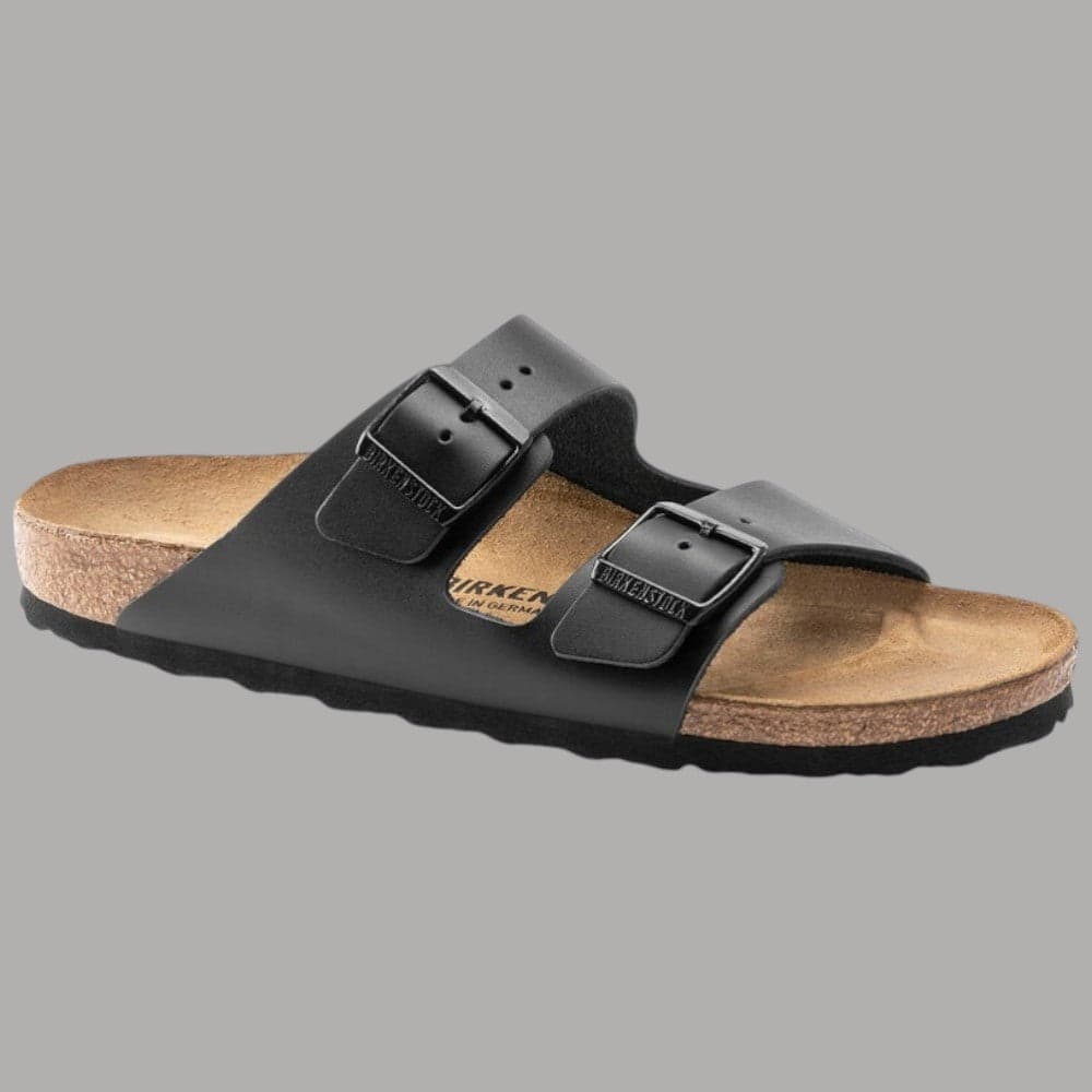 Birkenstock ciabatte Arizona nere in pelle 051193 Ciabatte Birkenstock