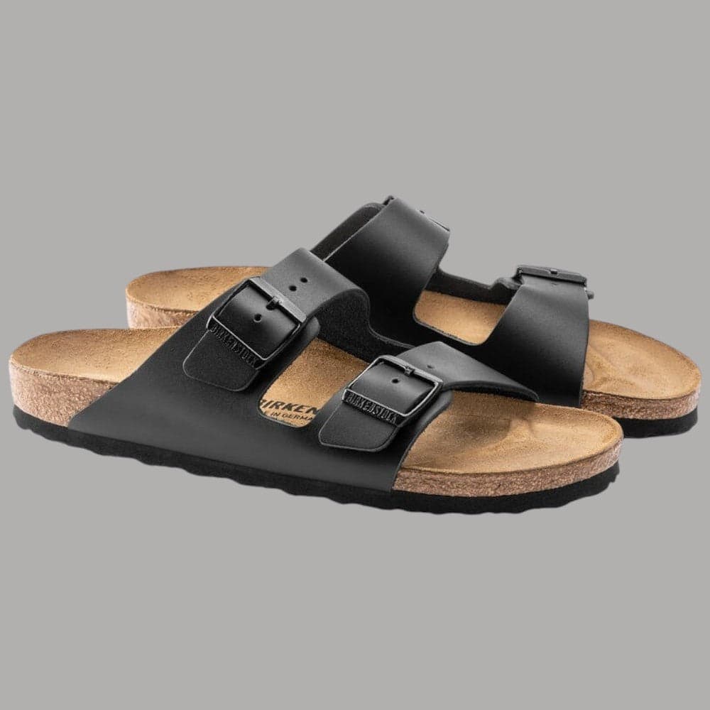 Birkenstock ciabatte Arizona nere in pelle 051193 Ciabatte Birkenstock