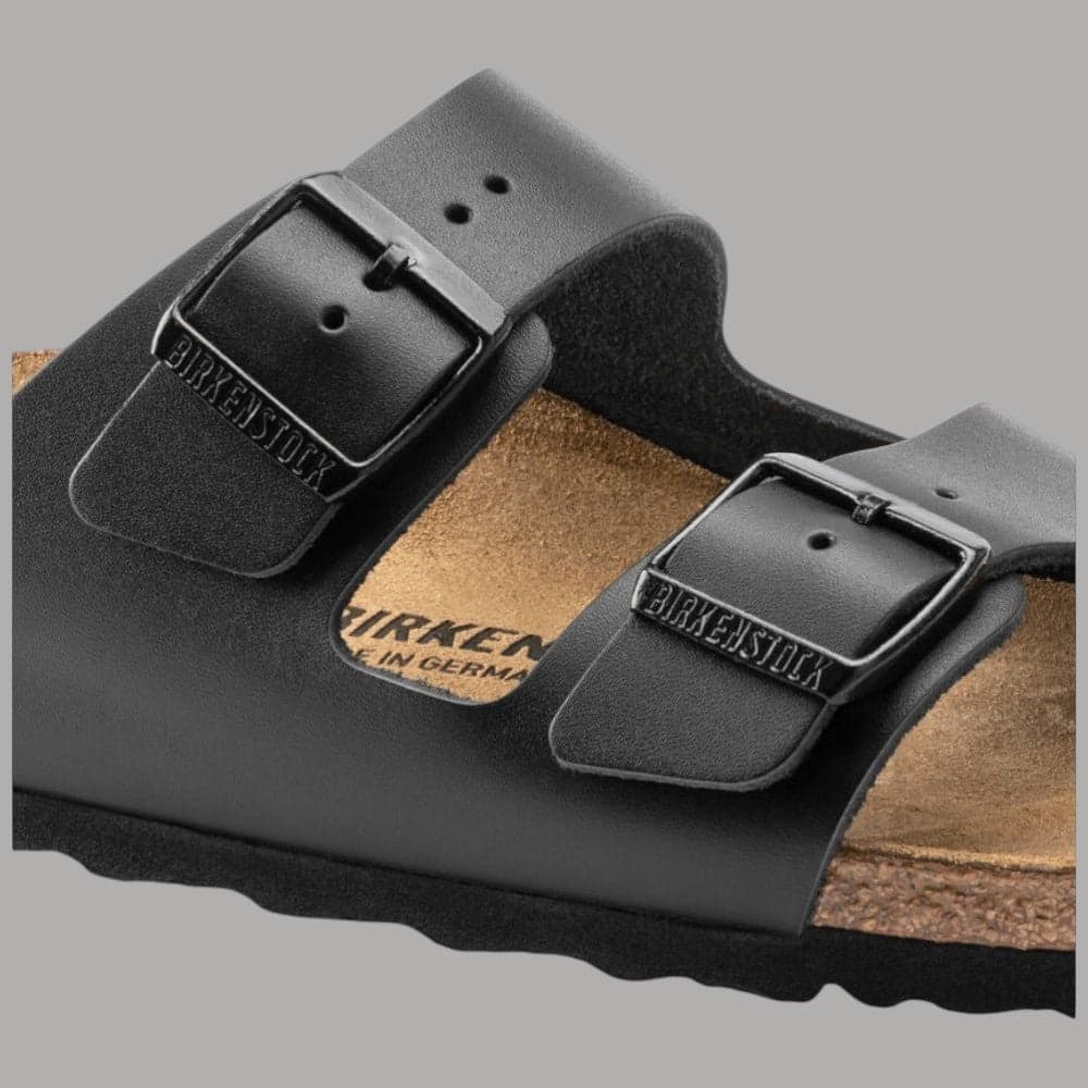 Birkenstock ciabatte Arizona nere in pelle 051193 Ciabatte Birkenstock