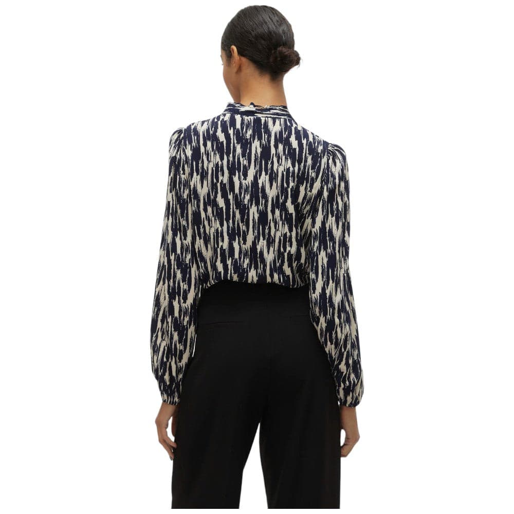Vero Moda blusa bianco blu Easy Joy 10302057 Camicie Vero Moda