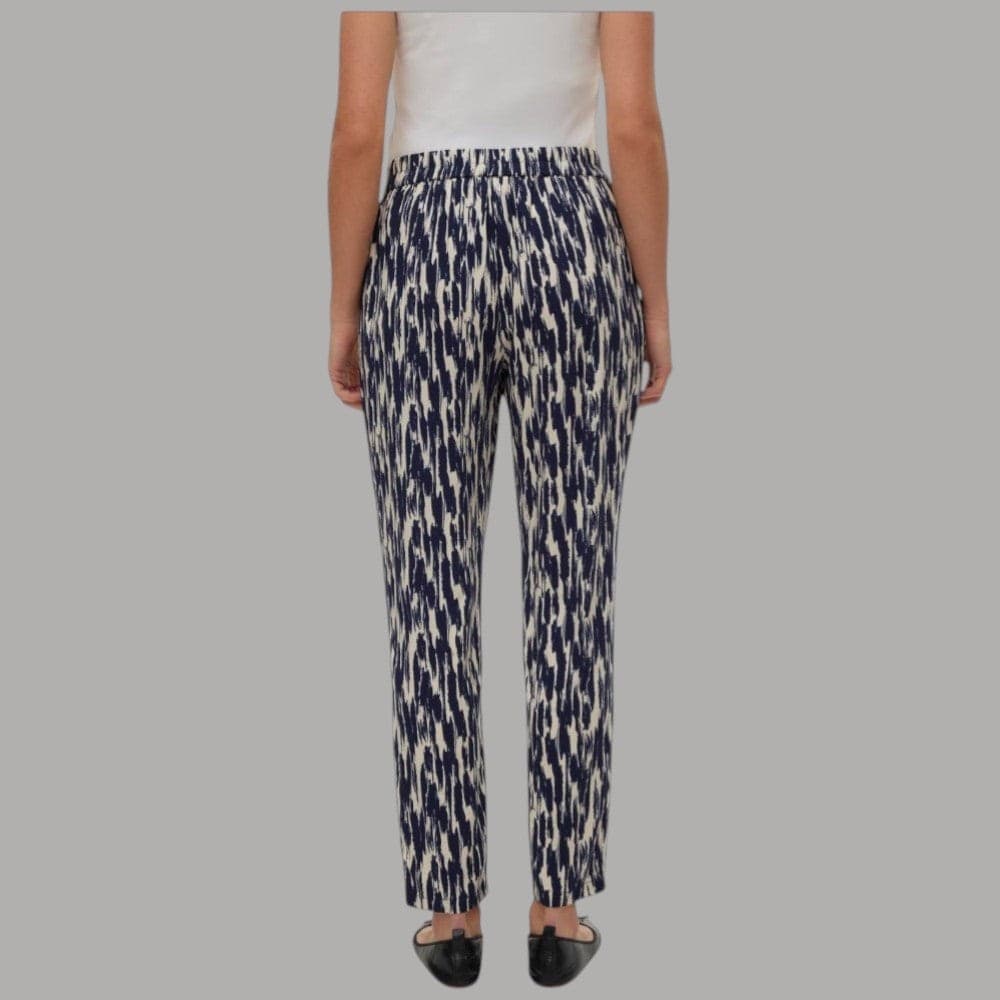 Vero Moda pantalone bianco blu Easy Joy 10302045 Pantaloni Vero Moda