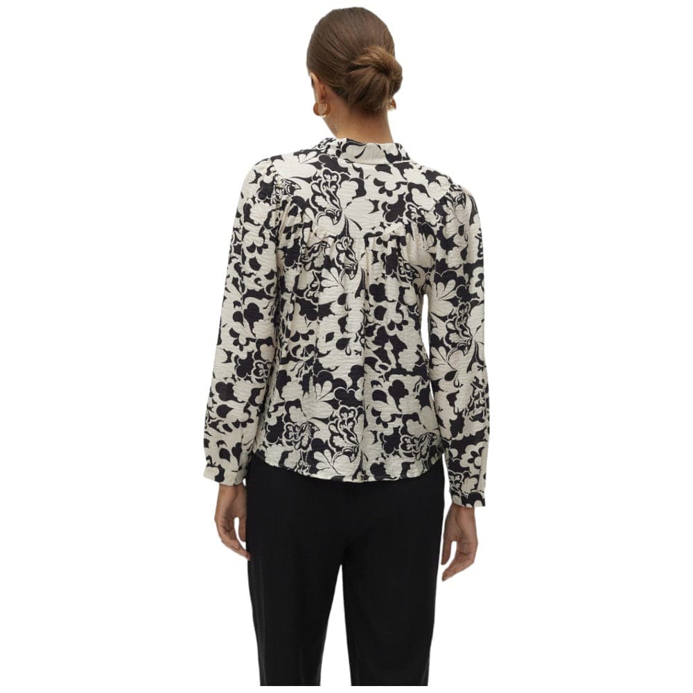 Vero Moda camicia bianca nera Ivone 10301042 Camicie Vero Moda