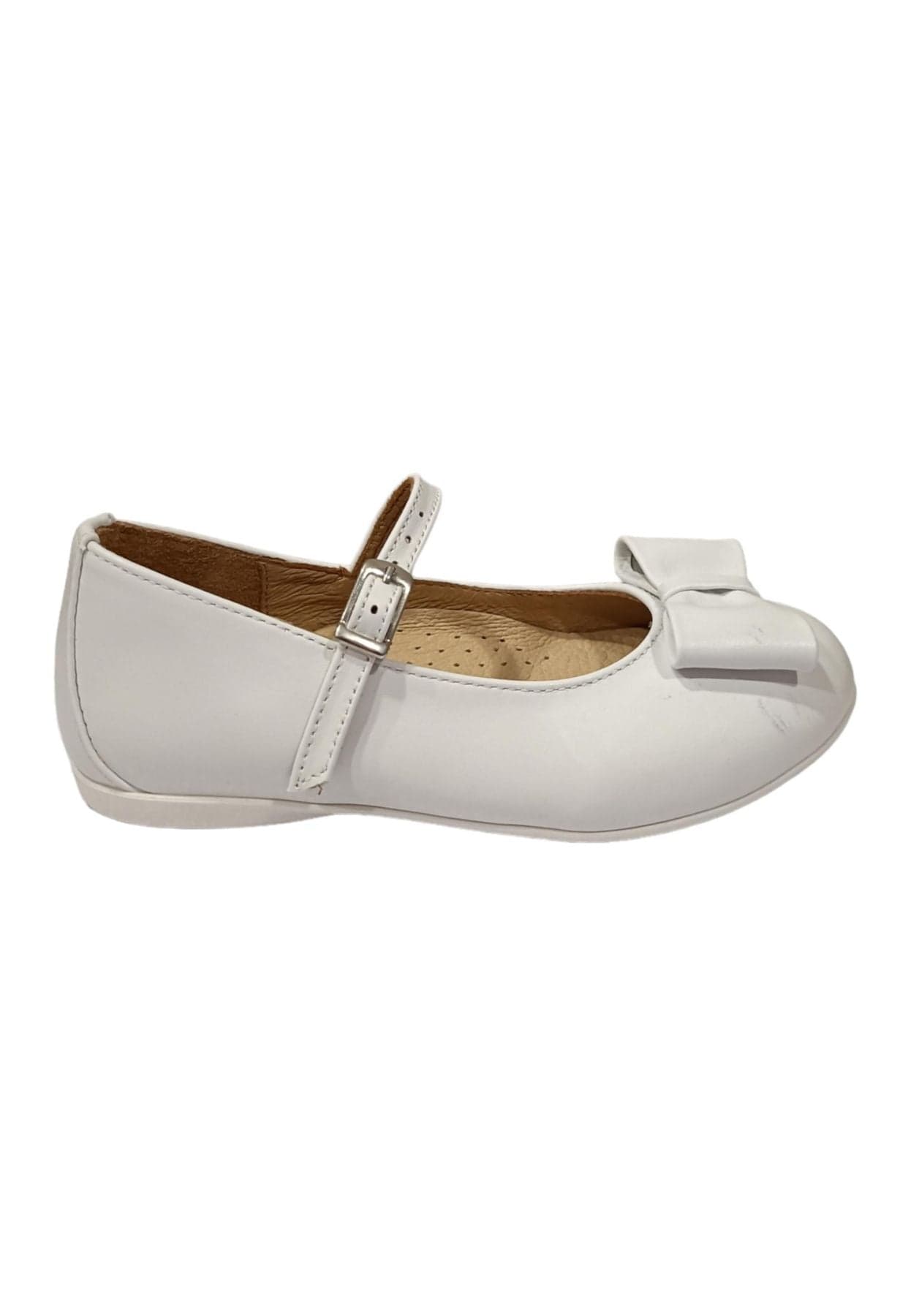 Ballerina bambina Platis P2077 bianco multicolore pelle fibbia elegance style in Ballerine Scarpetteria Gica - Trani, commercioVirtuoso.it