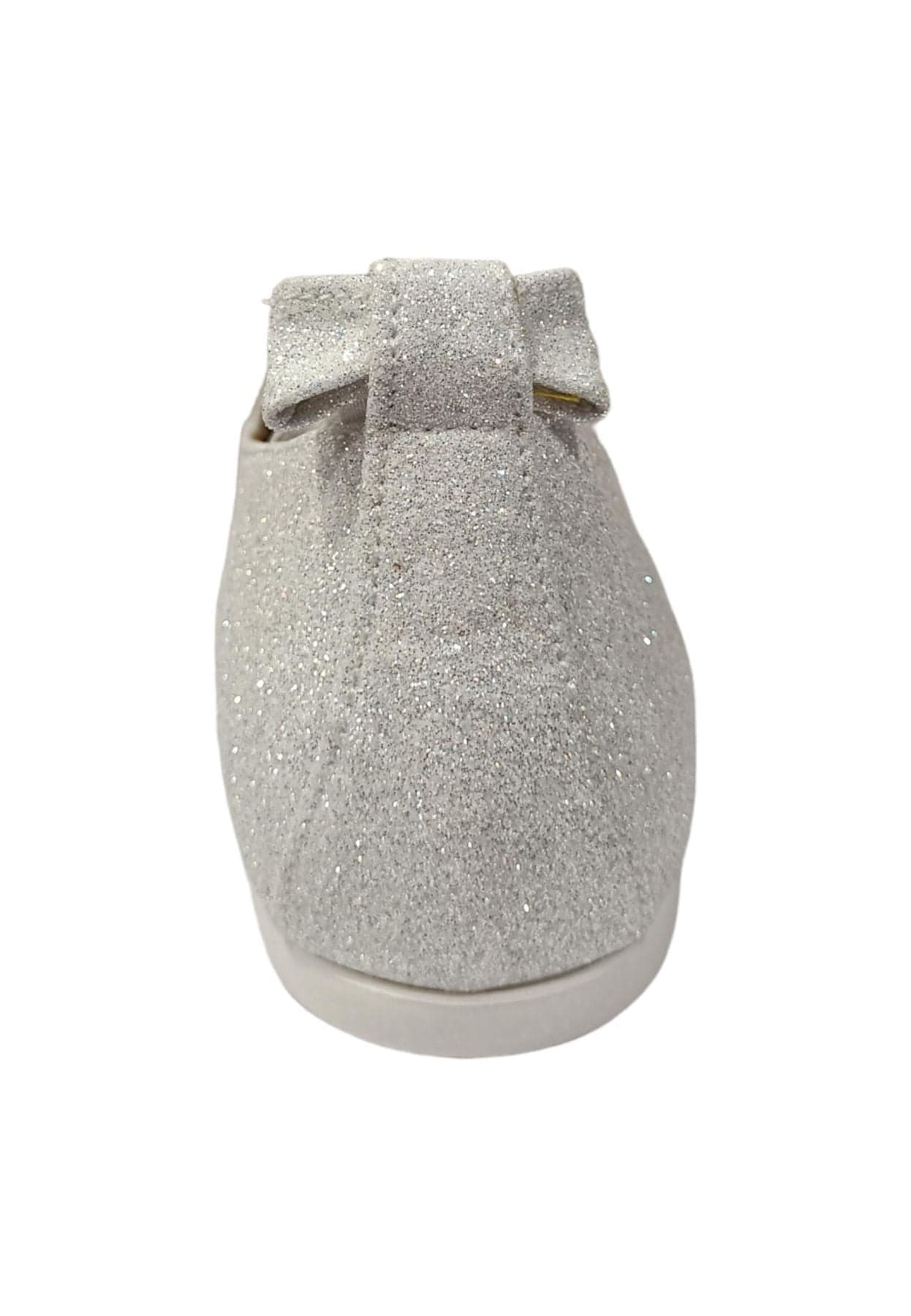 Ballerina bambina Platis P2080 bianco multicolore glitter elastico elegance style in Ballerine Scarpetteria Gica - Trani, commercioVirtuoso.it