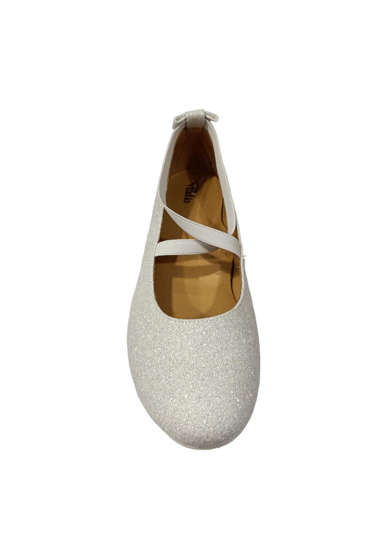 Ballerina bambina Platis P2080 bianco multicolore glitter elastico elegance style in Ballerine Scarpetteria Gica - Trani, commercioVirtuoso.it