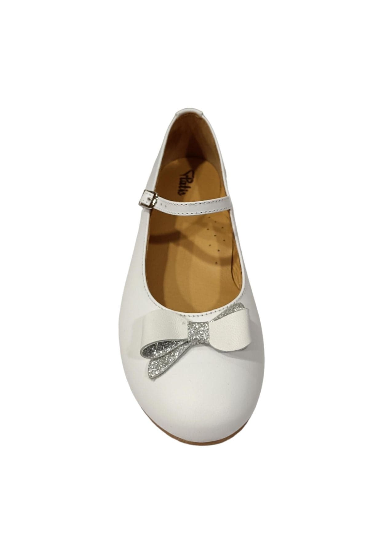 Ballerina bambina Platis P2079 bianco multicolore pelle fibbia elegance style in Ballerine Scarpetteria Gica - Trani, commercioVirtuoso.it