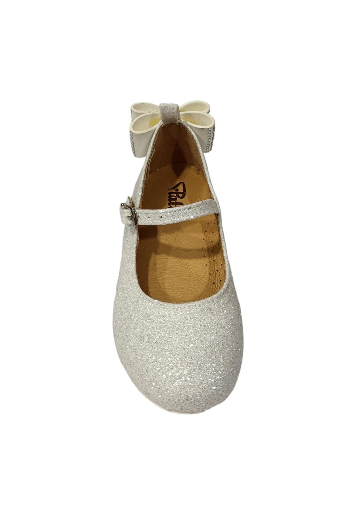 Ballerina bambina Platis P2240 bianco multicolore glitter fibbia elegance style in Ballerine Scarpetteria Gica - Trani, commercioVirtuoso.it