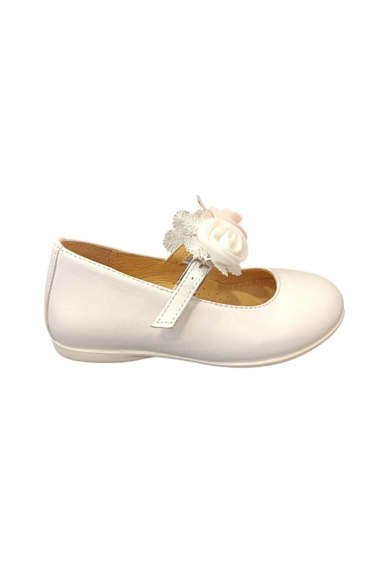 Ballerina bambina Platis P2384 bianco multicolore pelle fibbia elegance style in Ballerine Scarpetteria Gica - Trani, commercioVirtuoso.it