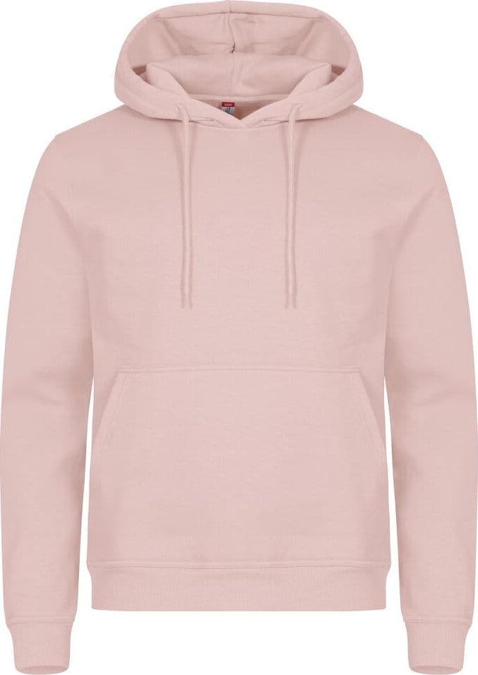 Felpa Clique Miami Rosa Confetto con Cappuccio Tascone a Marsupio Taglie Forti - 2