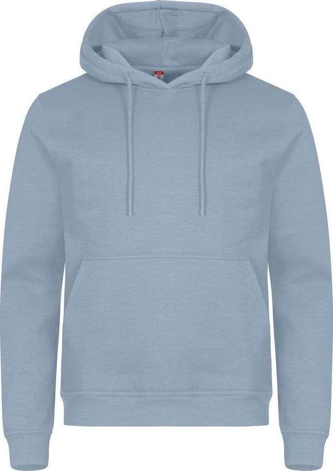 Felpa Clique Miami Azzurro Pastello con Cappuccio Tascone a Marsupio Taglie Forti - 2