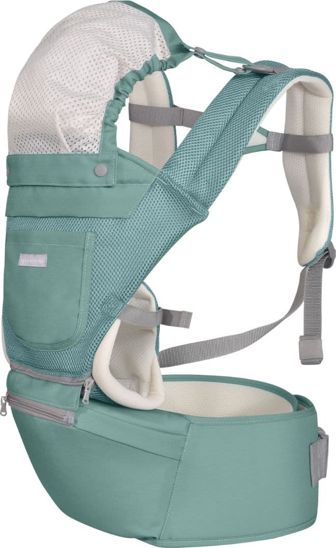 Marsupio Kikkaboo 3in1 Chloe Mesh New – Mint – Kikka Boo