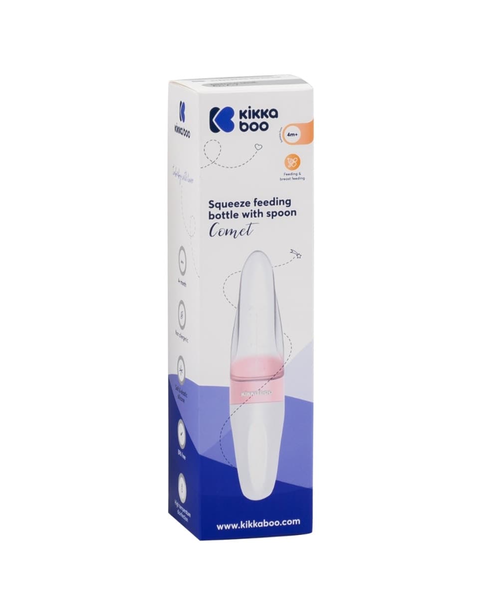 Biberon Cucchaio Kikkaboo in Silicone da 90 ml – Pink – Kikka Boo