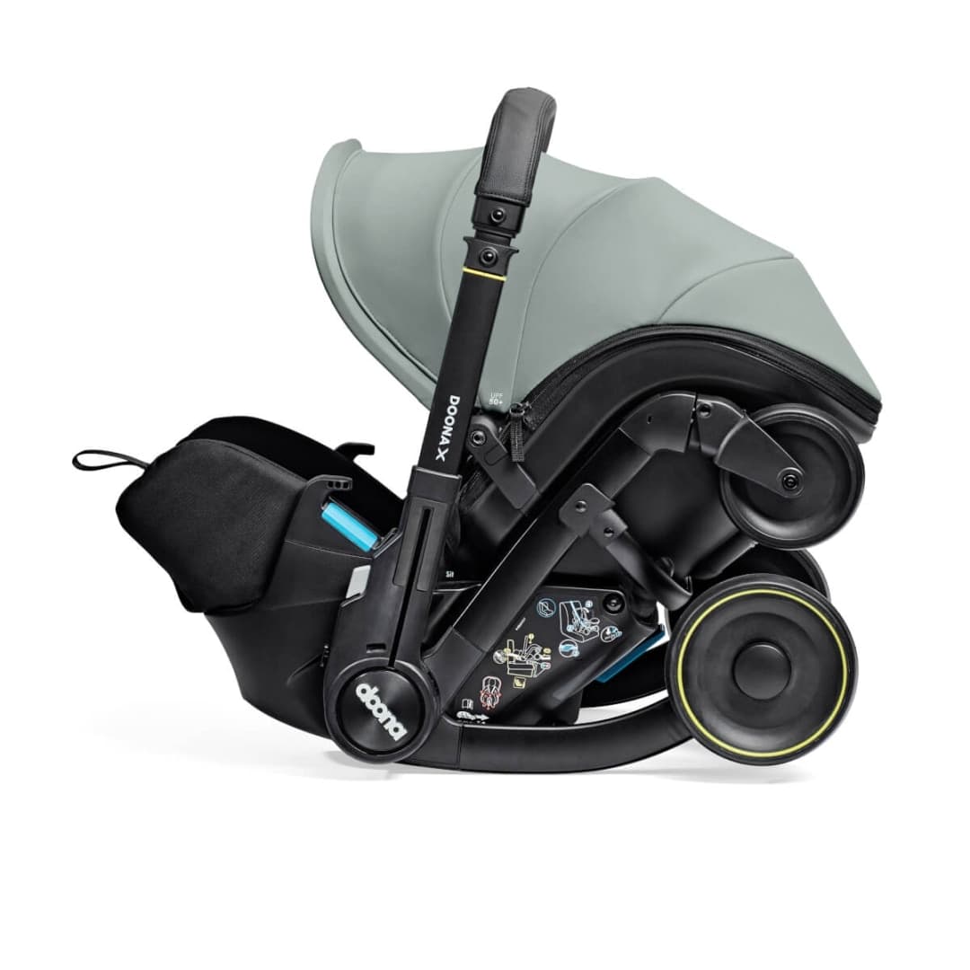 Seggiolino Auto e Passeggino Doona X I-size – Salvia