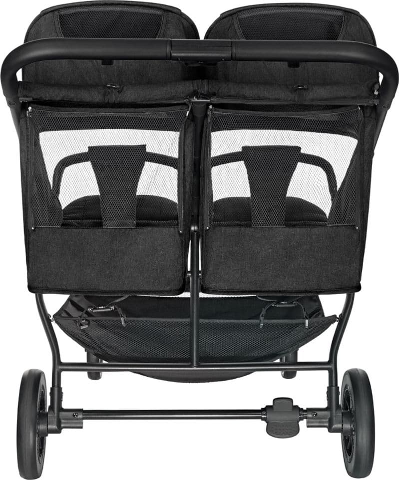 Passeggino Gemellare Kikkaboo Happy 2 – Nero – Kikka Boo
