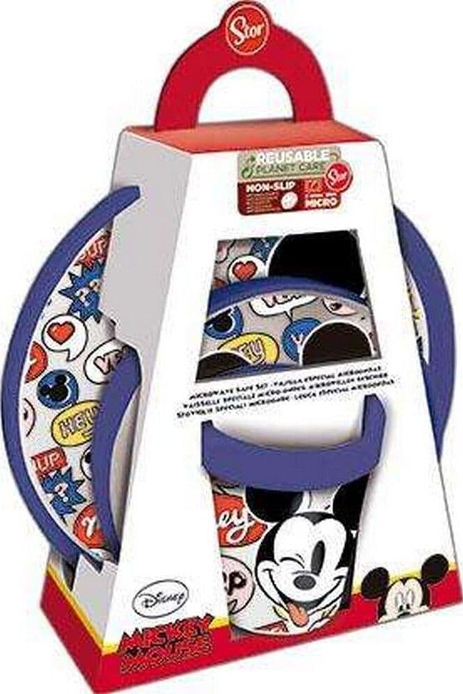 Set Pappa 3 Pz Disney Baby Premium Antiscivolo – Blu