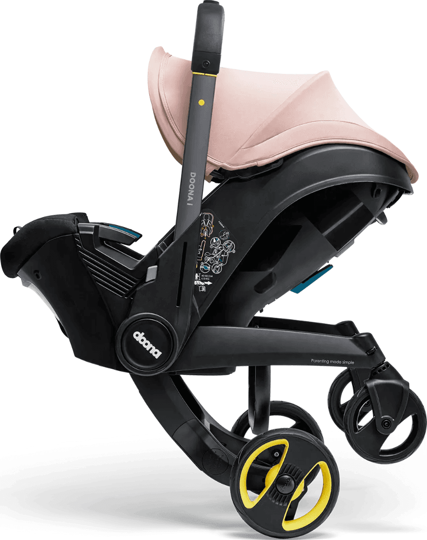 Seggiolino Auto e Passeggino Doona I i-Size - Vari Colori – Blush Pink