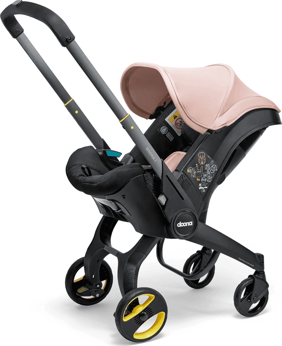 Seggiolino Auto e Passeggino Doona I i-Size - Vari Colori – Blush Pink