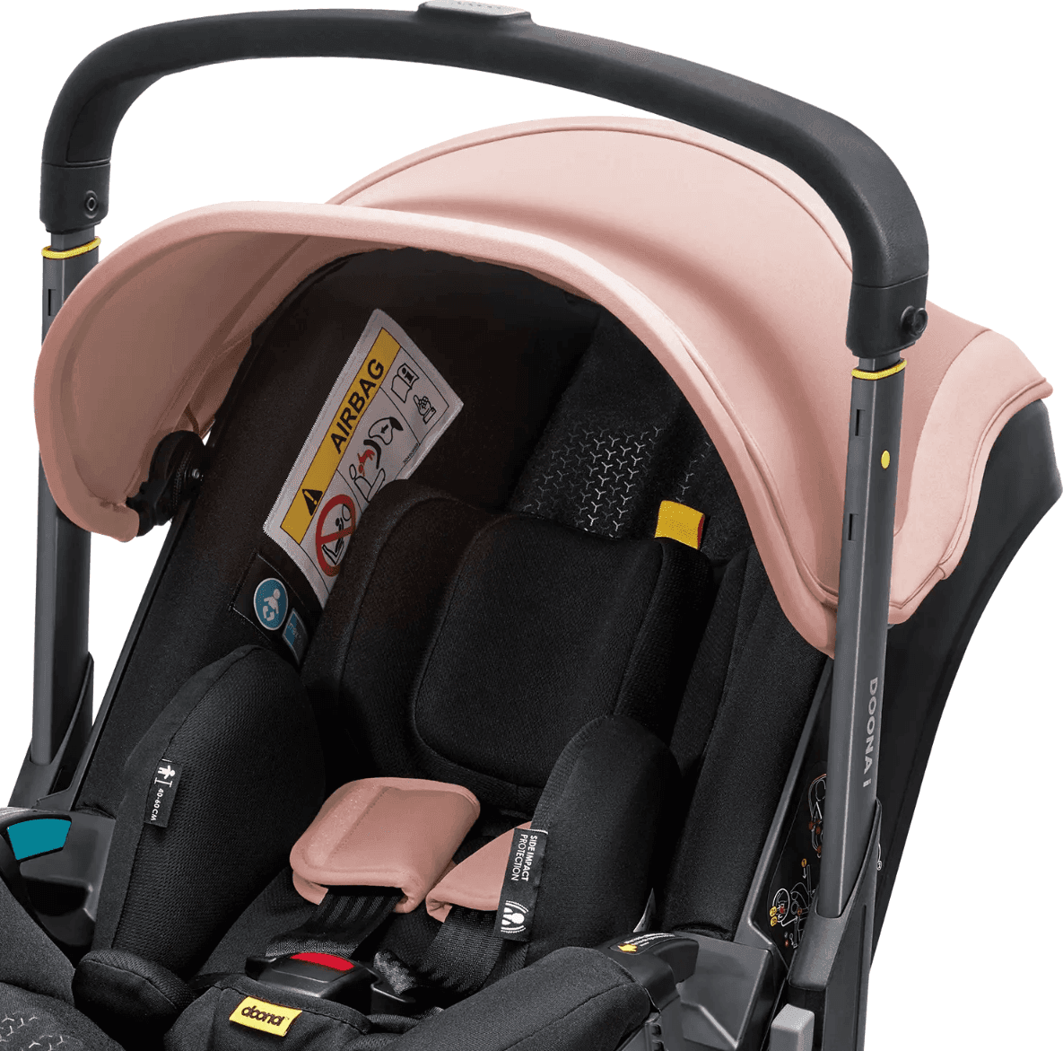 Seggiolino Auto e Passeggino Doona I i-Size - Vari Colori – Blush Pink