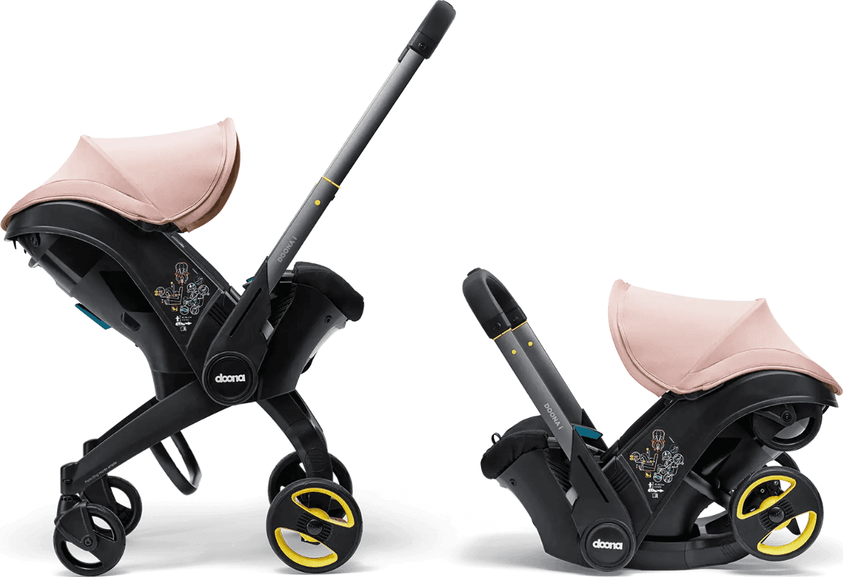 Seggiolino Auto e Passeggino Doona I i-Size - Vari Colori – Blush Pink