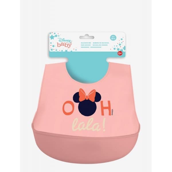 Bavaglino in Silicone Disney Baby – Rosa