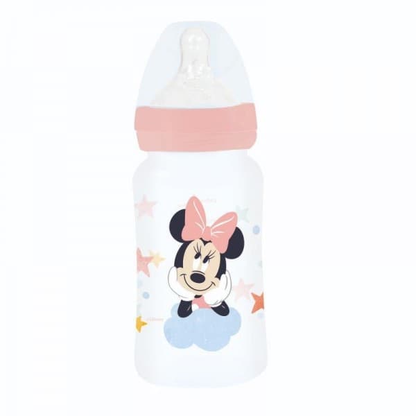 Biberon Minnie Disney Baby Tettarela Silicone 3 Posiz.