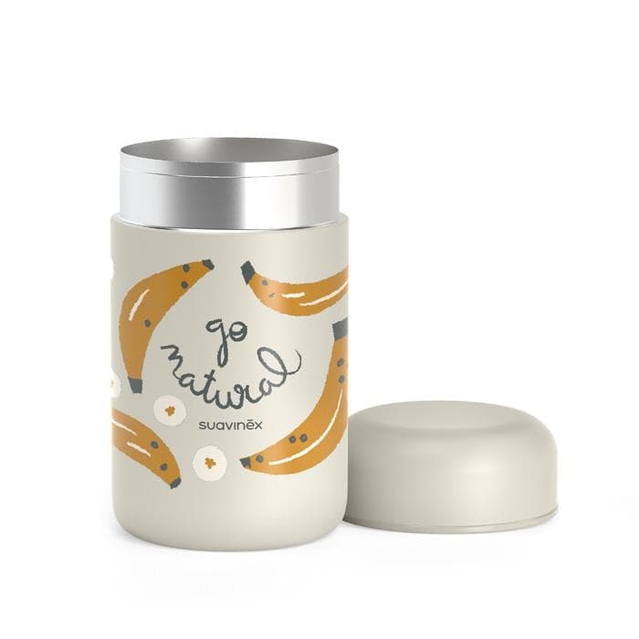 Portapappa Termico Suavinex Go Natural - Vari Colori – Grigio